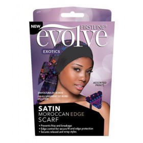 Evolve Satin Edge Wrap Scarf #1771 Moroccan 